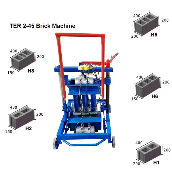 TER2-45 Mobile Brick Making Machine
