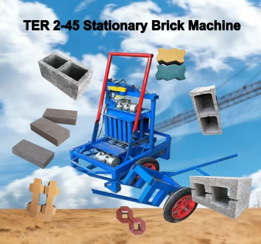 TER 2-45 stationary brick making machine