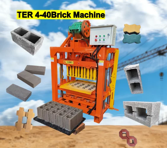 TER 4-40 brick making machine
