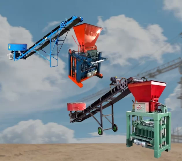 Small-scale 4-35A & 4-35B brick production line